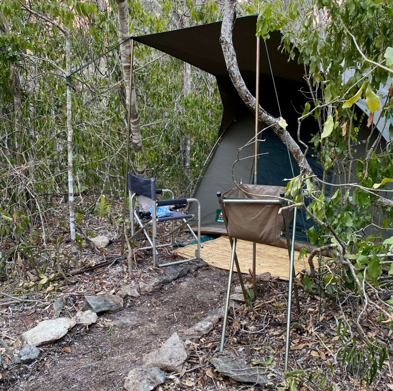 Tented camp in Gorongosa